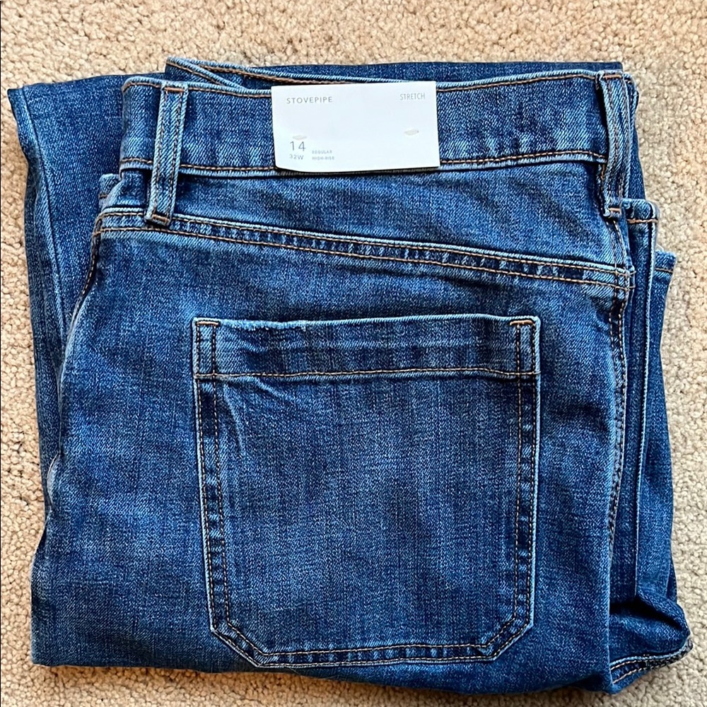 American Eagle Outfitters Blue Flare & Wide Leg Jeans